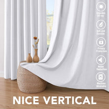 Load image into Gallery viewer, Versatile 100% Blackout Curtains for Bedrooms &amp; Living Rooms - 2 Panels 96"