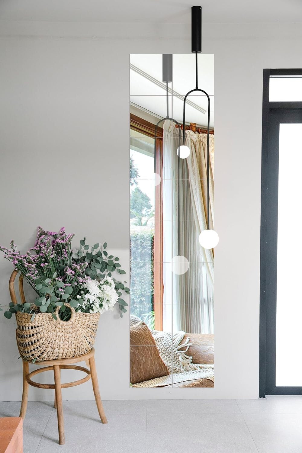 Frameless Mirror Tiles 12"x12" Set - Enhance Your Home Gym & Bedroom Elegance