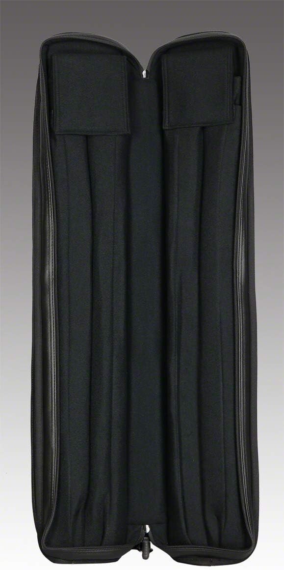 Luxury Soft Cue Case - Holds 4 Butts, 8 Shafts & Jump Cue - Zipper Closure