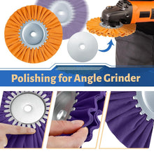Load image into Gallery viewer, Versatile 8" Airway Buffing Wheel and Polishing Bars Set with Safety Flange