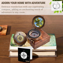 Load image into Gallery viewer, High-Quality Engraved Compass with Box - Ideal for Graduations &amp; Baptisms