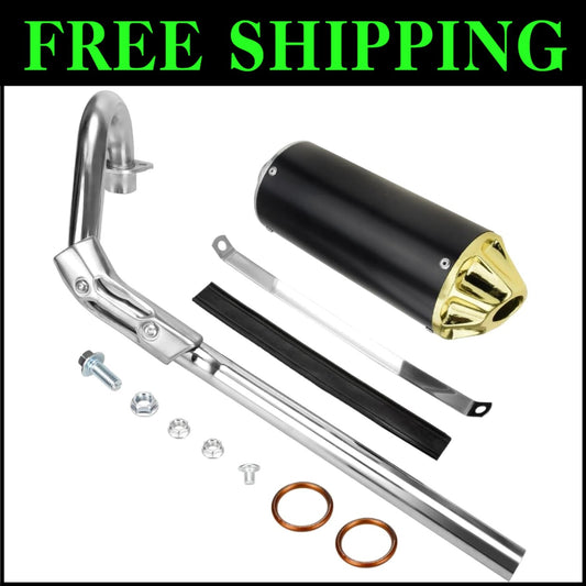 Complete Exhaust Muffler Kit for 70cc-125cc Dirt Bikes - Upgrade Performance