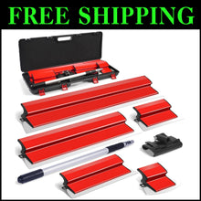 Load image into Gallery viewer, Premium Drywall Skimming Blade Set - 5 Stainless Steel Sizes w/ Portable Case