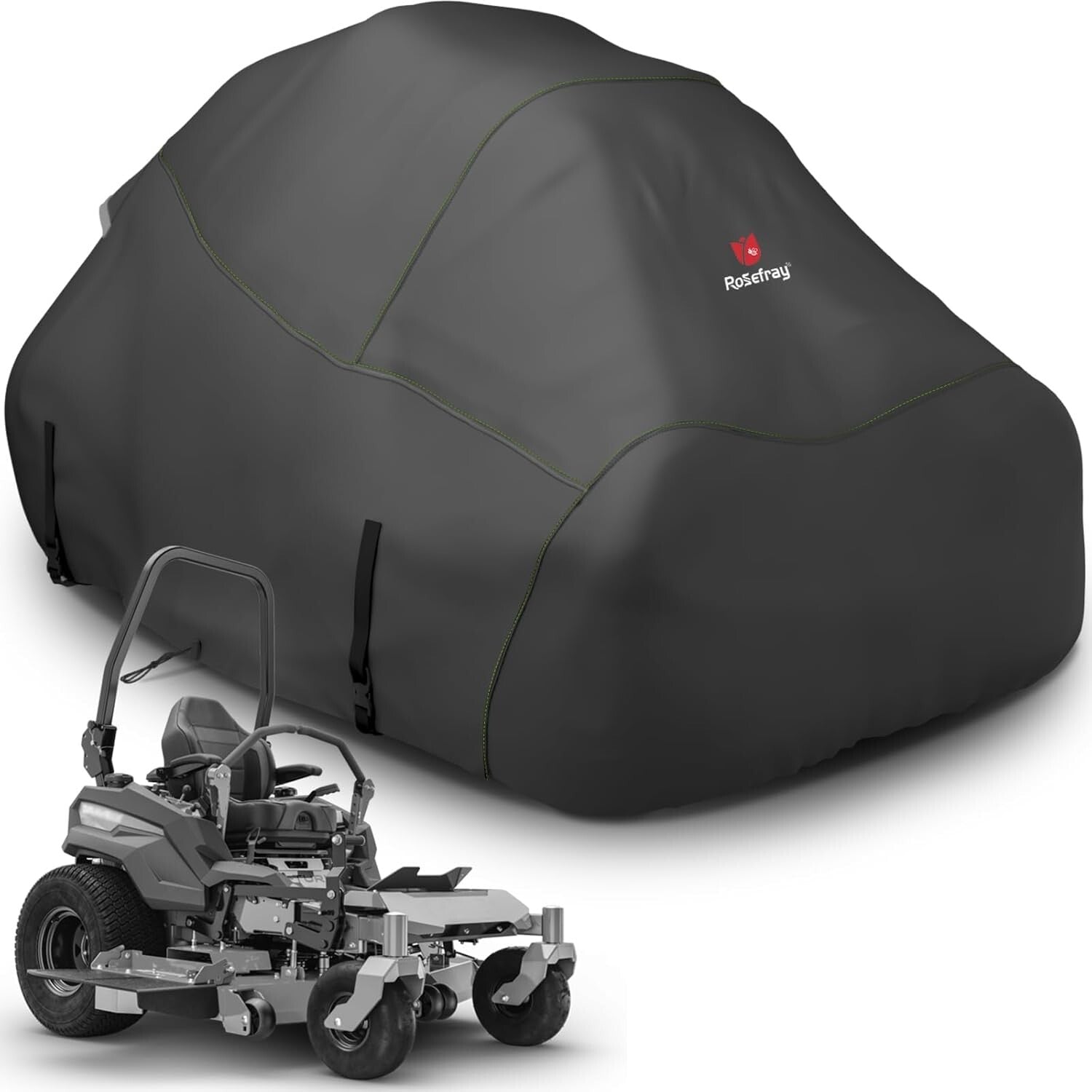Durable Waterproof Mower Cover with Adjustable Straps - Fits Most 60" Models