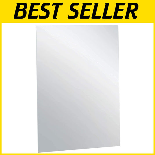 Clear Large Wall Mirror 36x60 for Home Gym & Yoga - Lightweight and Durable