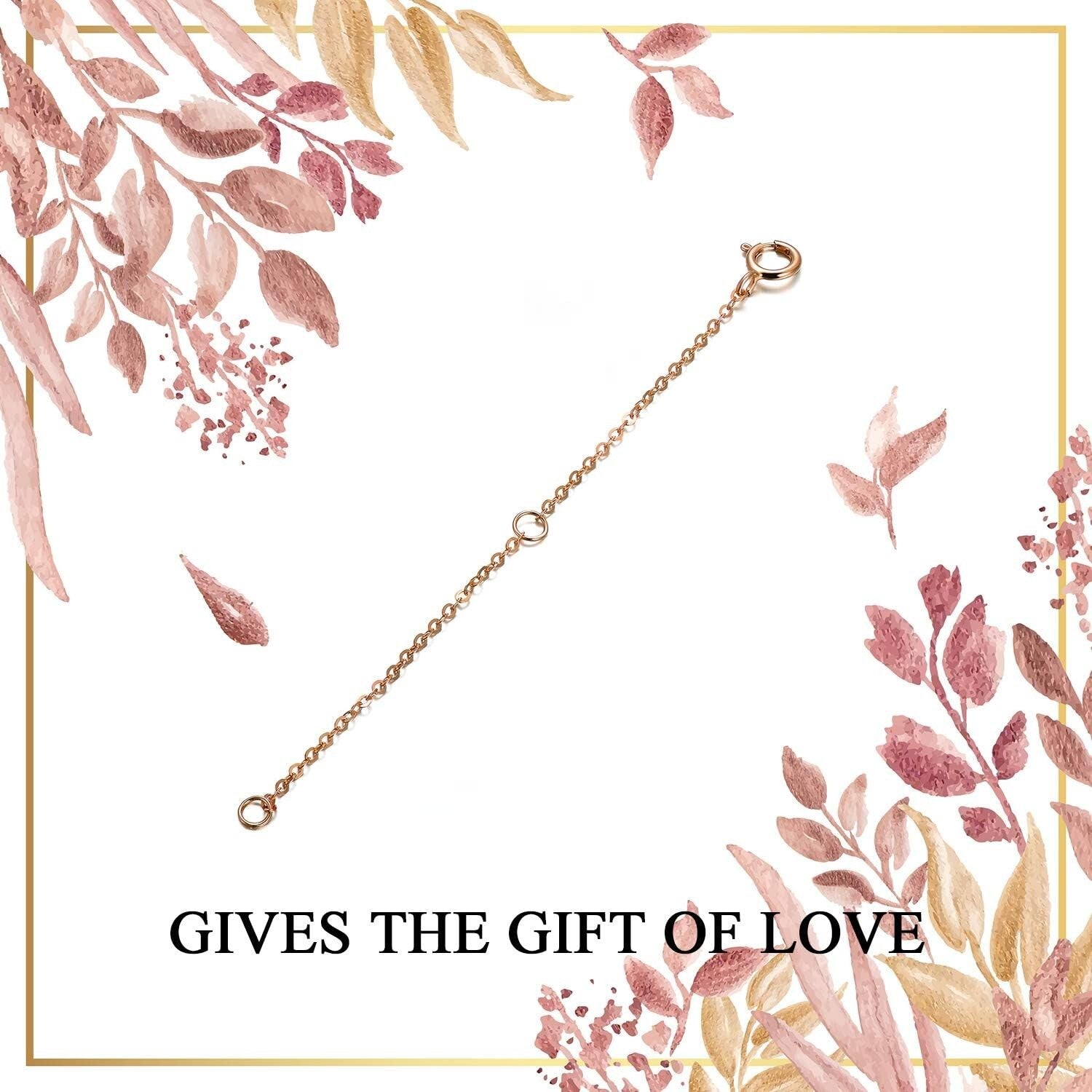 Elegant 14K Gold Chain Extender - 3 Inch Adjustable for Endless Styling Options