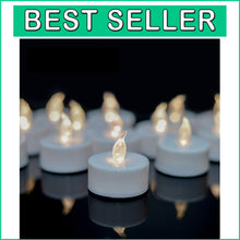 Load image into Gallery viewer, Long-Lasting Flameless Candles - 200 Battery Operated Tea Lights for Parties