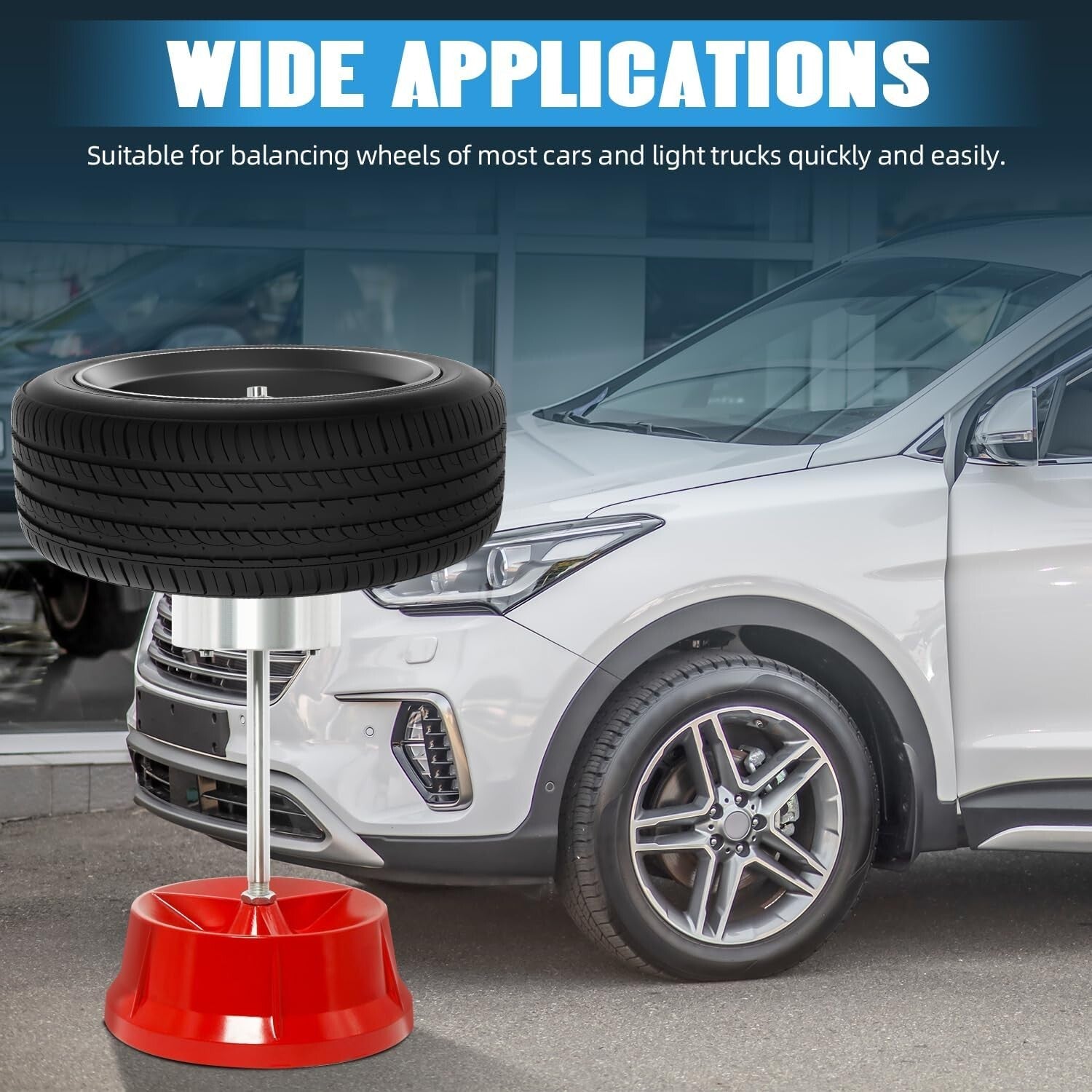 Precision Wheel Balancer with Built-in Level - Perfect for Cars and Light Trucks