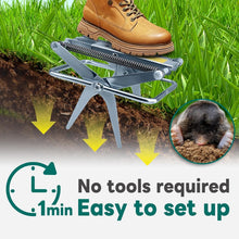 Load image into Gallery viewer, Fast-Acting 2 Pack Mole Traps - Rust-Proof Scissor Design for Quick Pests Kill