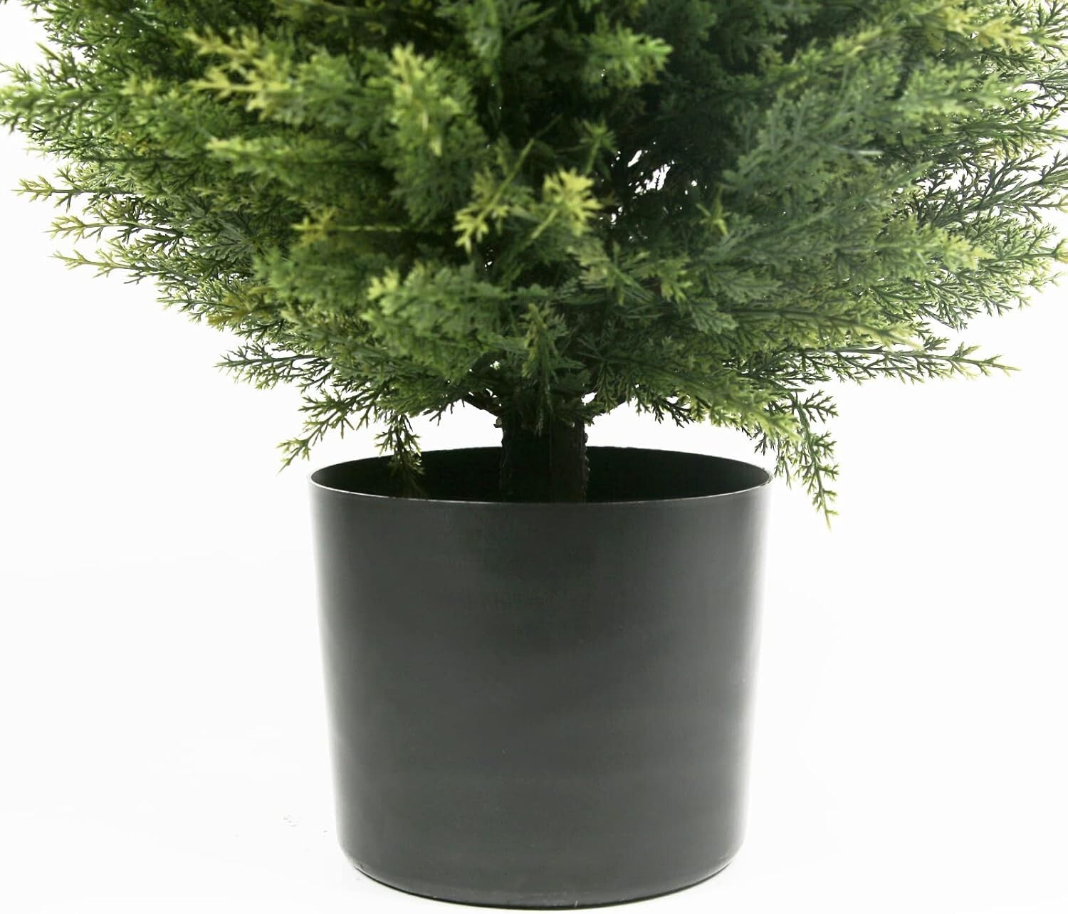 Decorative 19.7” Topiary Ball Tree Set - Weighted Pots & UV Protection Included