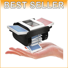 Load image into Gallery viewer, One-Press Automatic Card Shuffler Machine - Ideal for Poker, UNO, Texas Hold'em