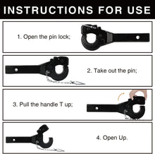 Load image into Gallery viewer, 10 TON Pintle Hitch Receiver Hook - Heavy-Duty Forged Steel Towing Solution
