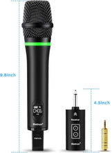 Load image into Gallery viewer, Durable Metal Wireless Microphone - Rechargeable &amp; Ideal for Public Speaking