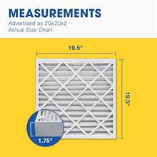 Load image into Gallery viewer, High-Efficiency 20x20x2 MERV 13 Air Filters - 6 Pack for Clean Air at Home
