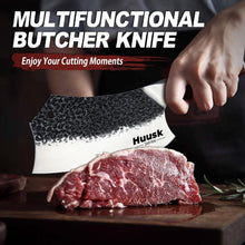 Load image into Gallery viewer, Elegant Handcrafted 7 Inch Meat Cleaver - Perfect for Home Cooks &amp; Professionals