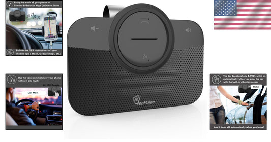 Bluetooth Hands-Free Car Speakerphone B-PRO 2 with Hi-Fi Sound & Voice Control