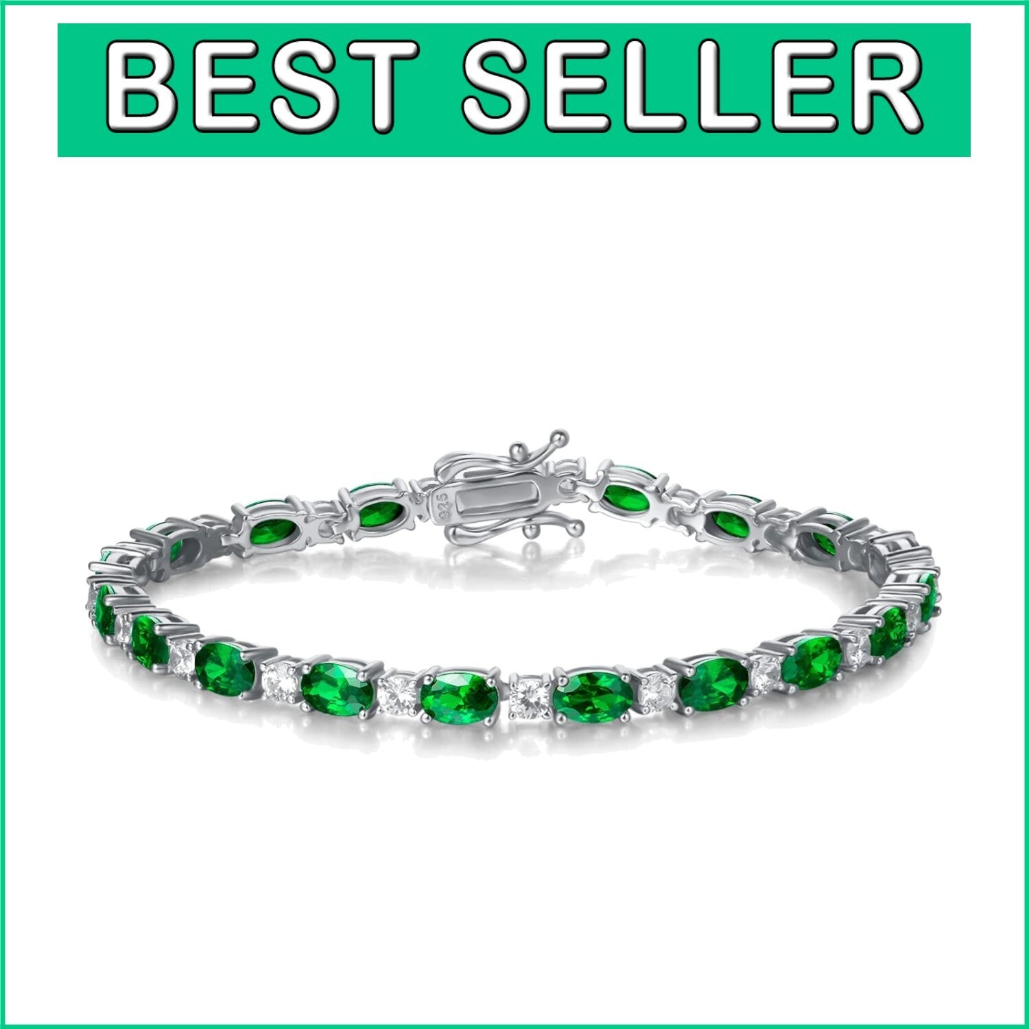 Hypoallergenic Birthstone Tennis Bracelet for Women - Stylish Gift in 12 Colors