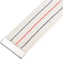Load image into Gallery viewer, Pack of 10 Durable Transfer Gait Belts with Metal Buckles - Beige Striped Design