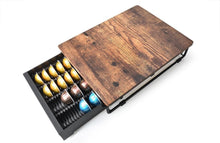 Load image into Gallery viewer, Elegant Coffee Pod Holder with Metal Frame - Fits 40 Big or 52 Small Capsules