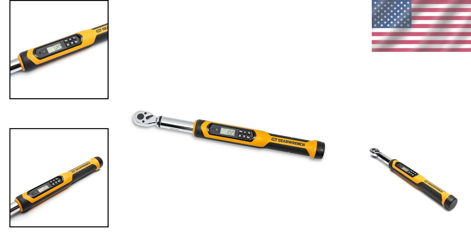 Compact 3/8 Drive Electronic Torque Wrench - Smart Alerts & Lightweight Design