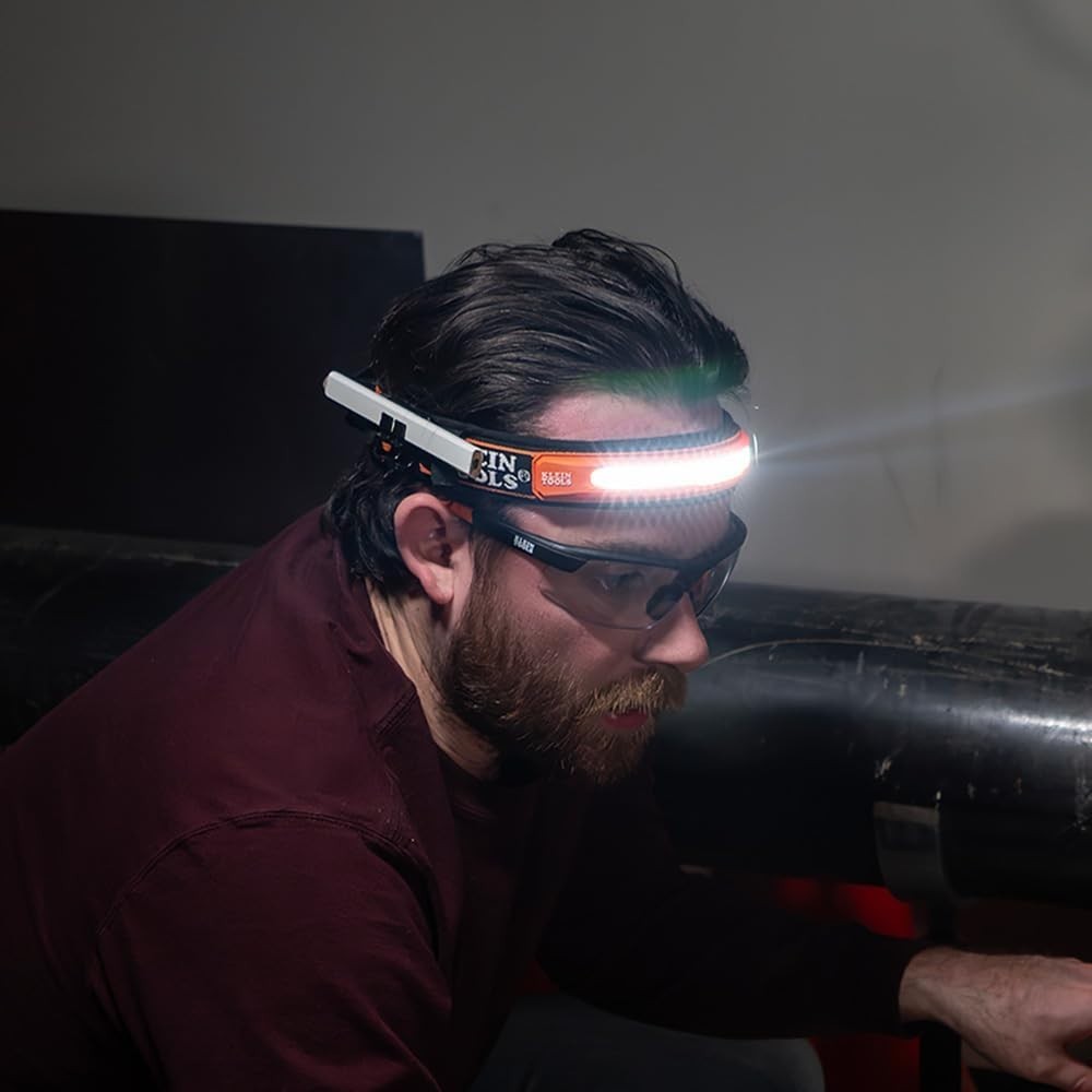 575 Lumens USB-C Rechargeable Headlamp with Adjustable Focus for Work & Outdoors