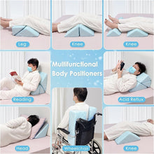 Load image into Gallery viewer, High-Density Foam Wedge Pillow - Perfect for Comfortable Sleep and Recovery