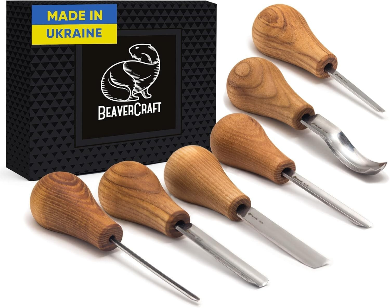 Professional Wood Carving Tools Kit - Ergonomic Palm Gouges for Precision