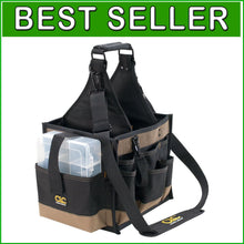 Load image into Gallery viewer, CLC Large Water-Repellent Tool Carrier with 22 Pockets &amp; Multi-Compartment Tray