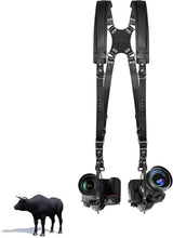 Load image into Gallery viewer, Professional Dual Camera Sling - Premium Leather Harness for Seamless Shooting