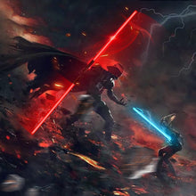 Load image into Gallery viewer, Vivid RGB Lightsaber 2-Pack - Rechargeable with Special Effects for Dueling