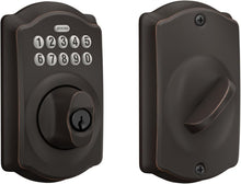Load image into Gallery viewer, Premium Keypad Deadbolt in Aged Bronze - Easy Installation &amp; Energy Efficient