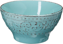 Load image into Gallery viewer, Stunning Tropical Turquoise Dinnerware Set – Full Service for 4, Dishwasher Safe