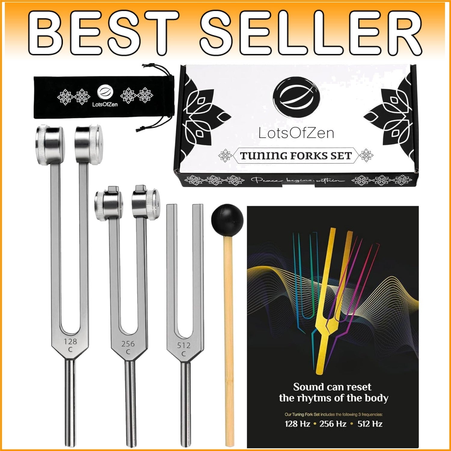 Inspirational Tuning Forks for Sound Therapy – Perfect Gift for Wellness Lovers