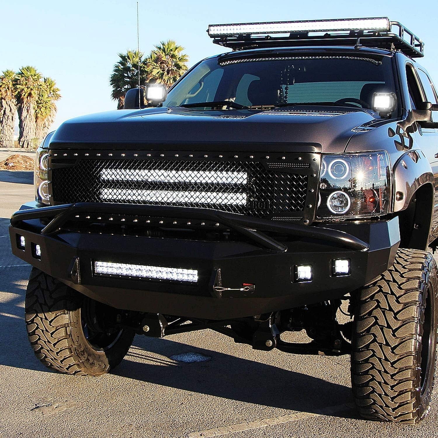 Bright 20 Inch 126W LED Light Bar Combo with 18W Pods - Ideal for Night Driving