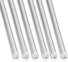 Load image into Gallery viewer, T8 LED Shop Light 6FT, 8500LM, 5000K - Bright Linkable Garage &amp; Workshop Lights