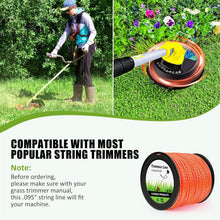 Load image into Gallery viewer, Twisted Design 0.095" Trimmer Line - High Performance 1640 FT Replacement String