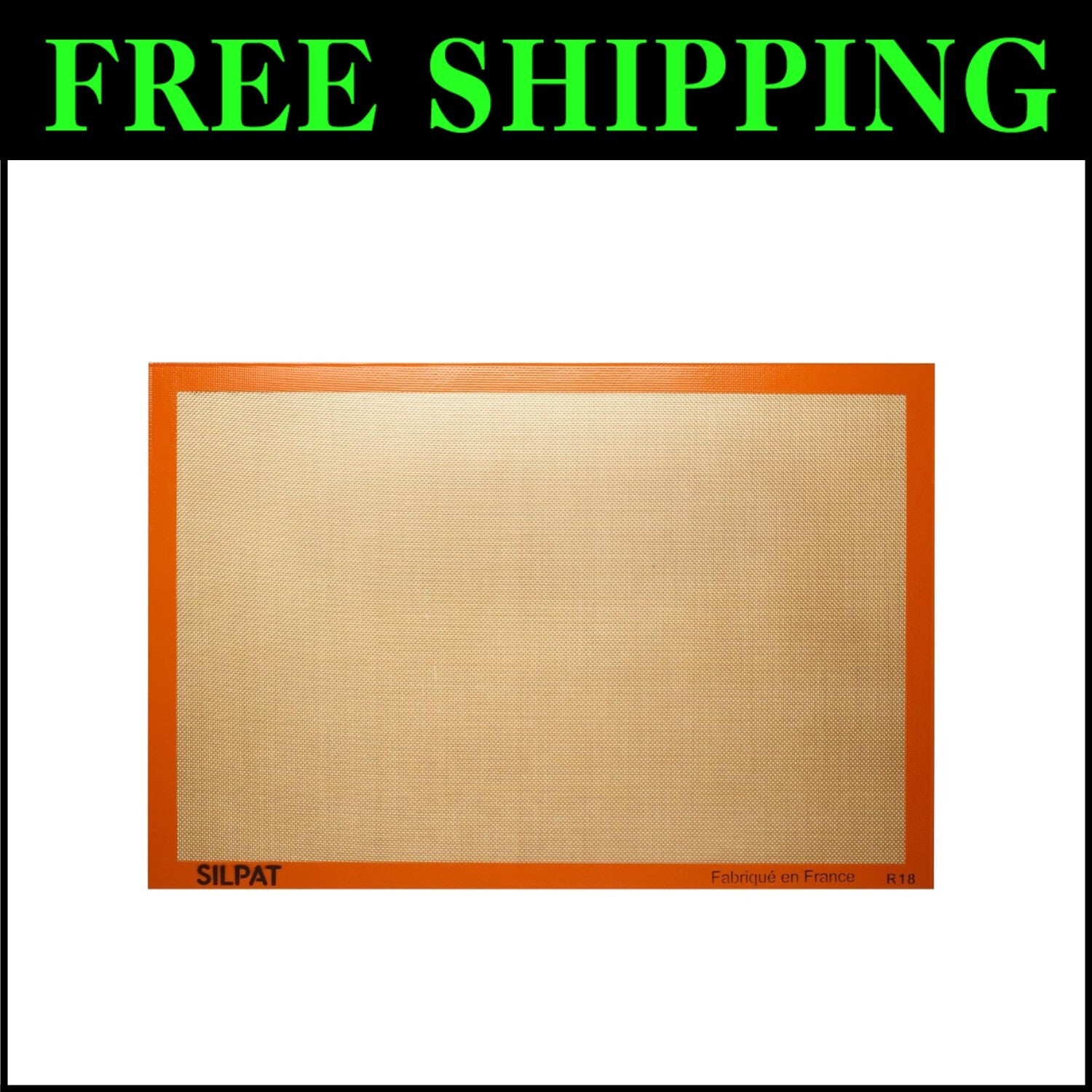 Full Size Non-Stick Silicone Baking Mat (16.5" x 24.5") - Ideal for All Recipes