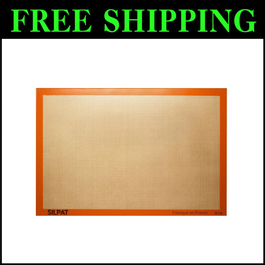 Full Size Non-Stick Silicone Baking Mat (16.5" x 24.5") - Ideal for All Recipes