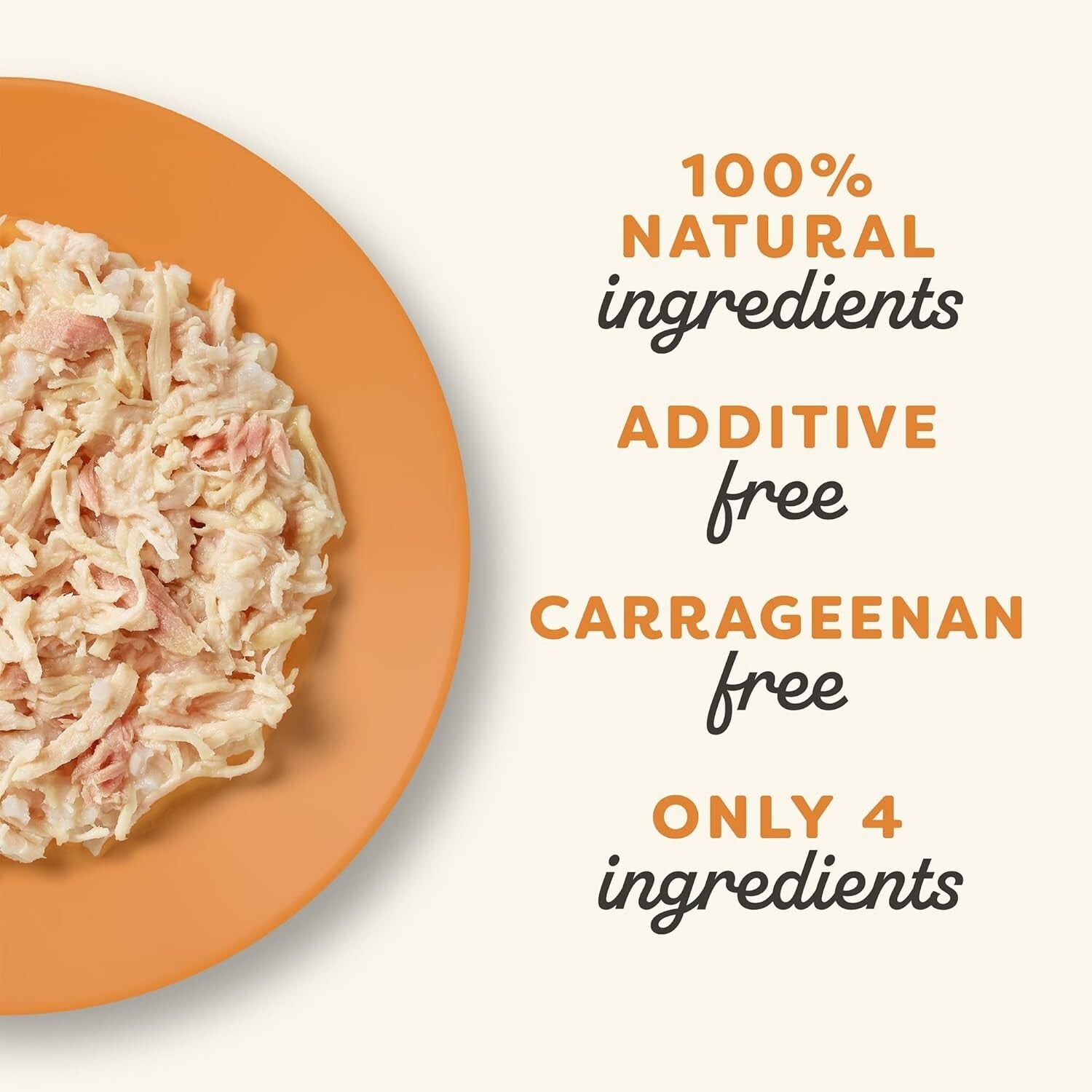 High-Protein Natural Wet Cat Food: Chicken & Tuna Fillet in Broth - 24 x 2.47oz