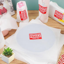 Load image into Gallery viewer, Versatile 200 Pack Foam Pouches with 50 Fragile Labels - Protect Your Valuables