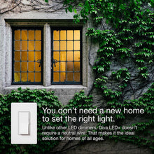Load image into Gallery viewer, Diva LED+ Dimmer Switch - 2-Pack for Smooth Dimming of LED &amp; Incandescent Bulbs