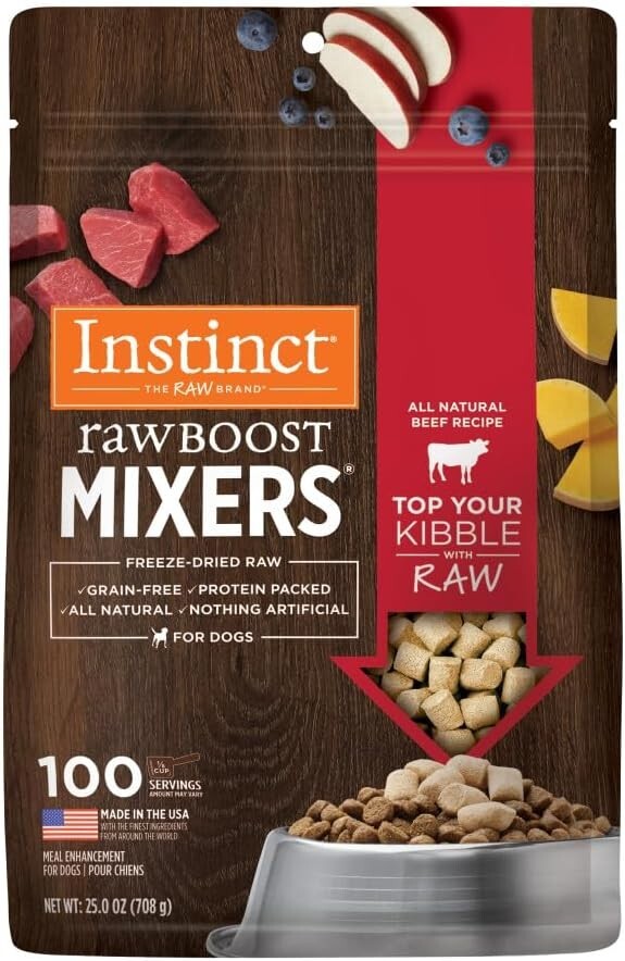 Delicious Freeze-Dried Raw Beef Morsels for Picky Eaters - 1.56 lb. Topper