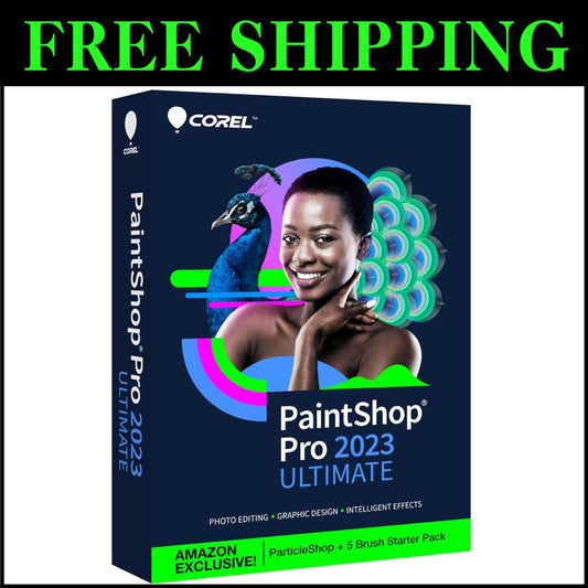PaintShop Pro 2023 Ultimate Package with Creative Suite & Advanced Editing Tools