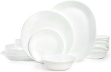 Load image into Gallery viewer, Vitrelle 38-Piece Dinnerware Set for 12 - Lightweight &amp; Chip-Resistant White