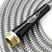 Load image into Gallery viewer, Flexible 304 Stainless Steel Garden Hose - Crush-Resistant &amp; Durable 500 PSI
