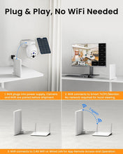 Load image into Gallery viewer, Outdoor Wireless Security Cameras with 500GB NVR - Solar-Powered &amp; Motion Alerts