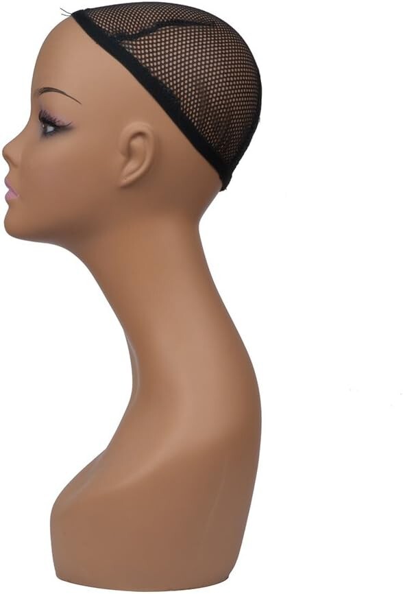 Gift-Ready 4 Pcs Mannequin Head Set - Perfect for Wig & Facial Accessory Display