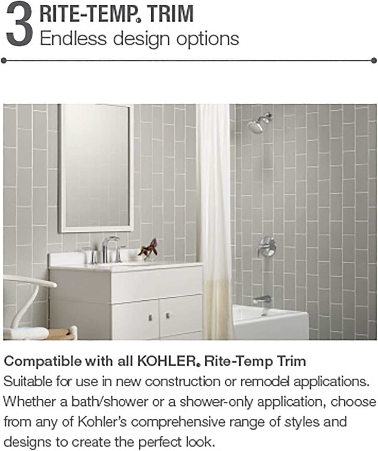 Durable Shower Valve Body & Cartridge Kit for Effortless Temperature Control