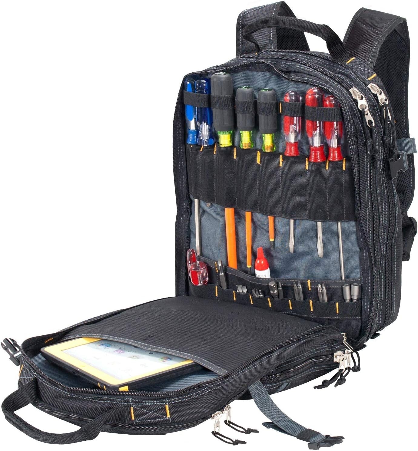 Durable 75-Pocket Tool Storage Backpack - Essential for DIY and Professionals