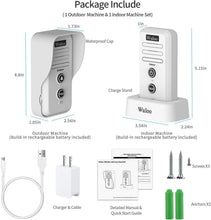 Load image into Gallery viewer, Wireless Intercom Doorbell Chime – 1/2 Mile Range, 20 Chimes &amp; Waterproof Design